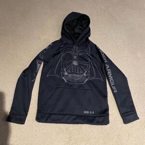 Kids (Youth) Under Armour Black Star Wars Hoodie